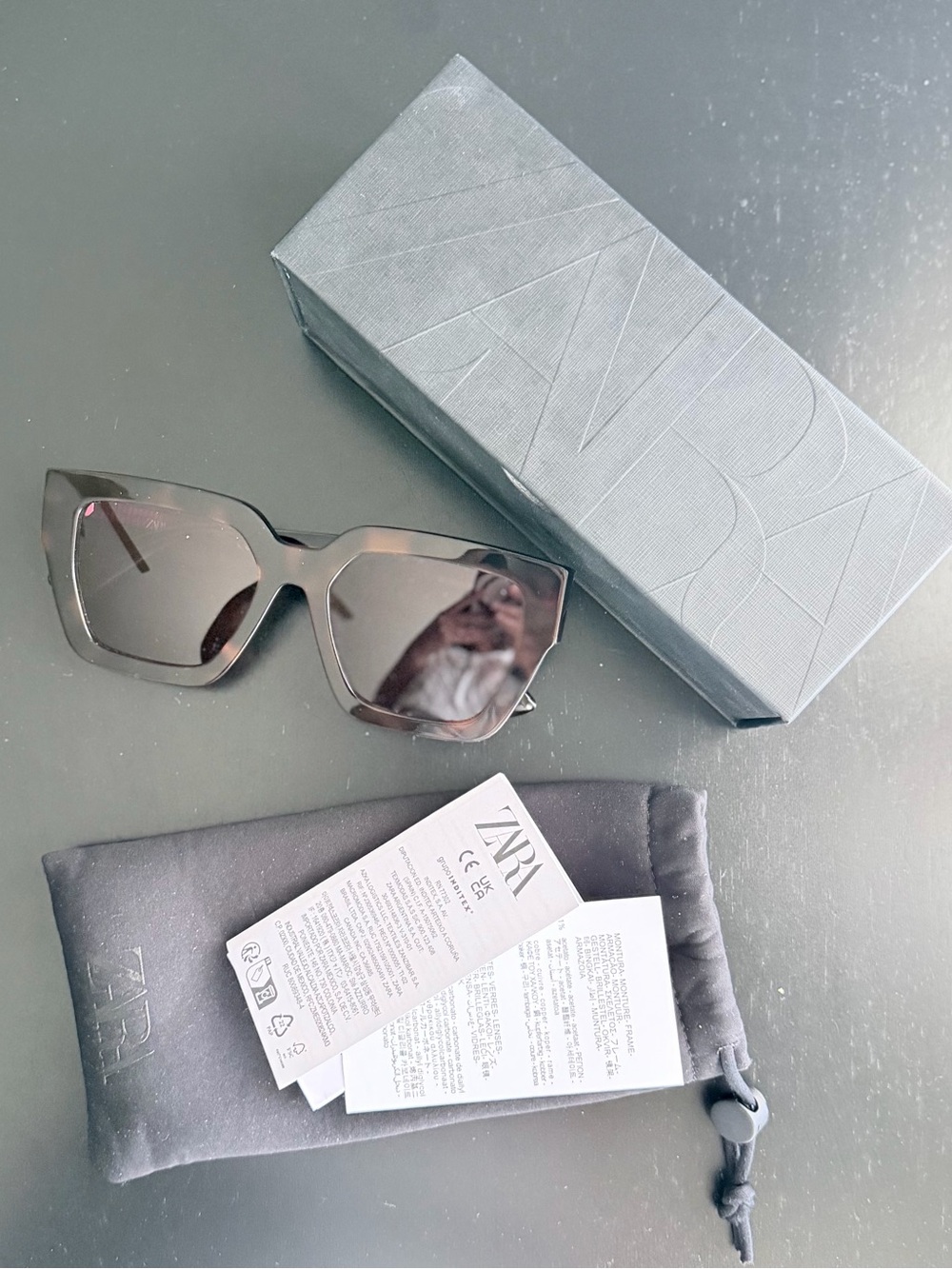 ZARA | Squared Sunglasses | NWT - Picture 4 of 10